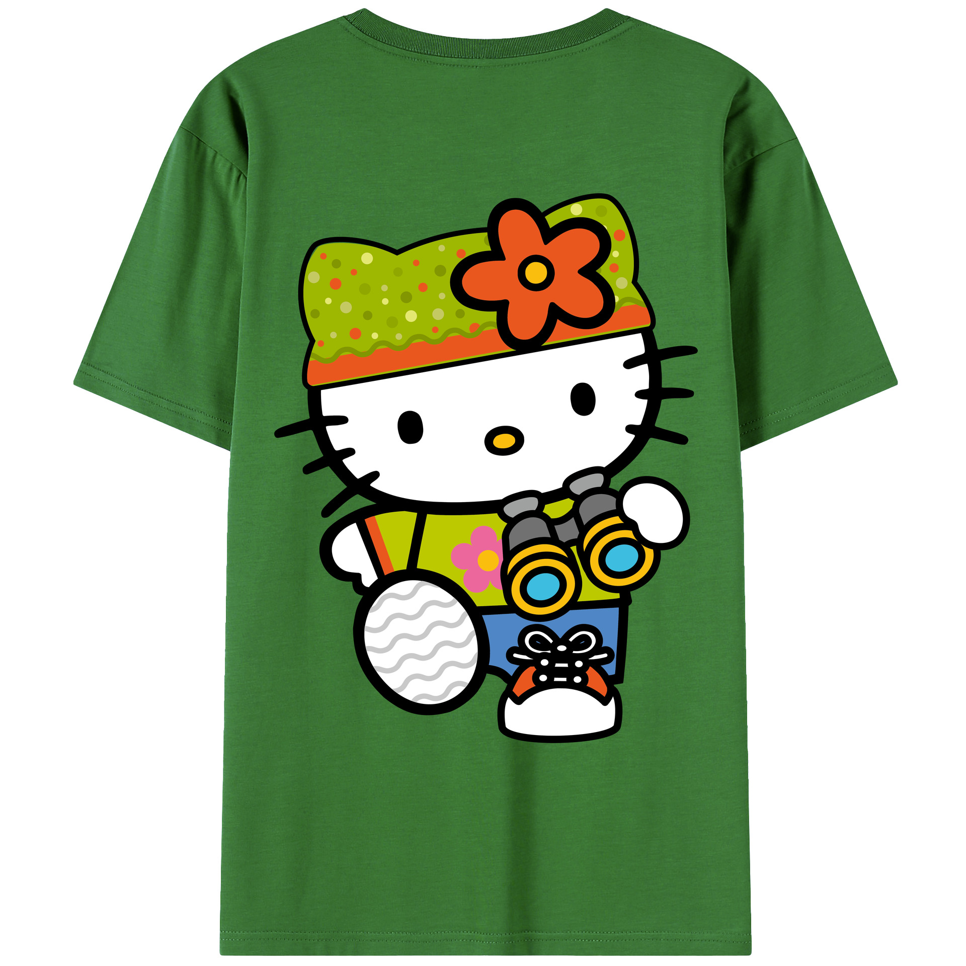 （画像用） Hello Kitty ハローキティ レディース半袖Tシャツ(バックプリント)